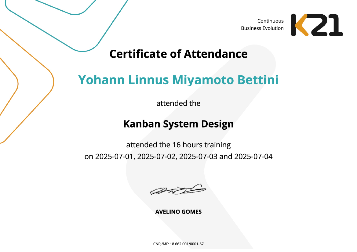 Certificado K21